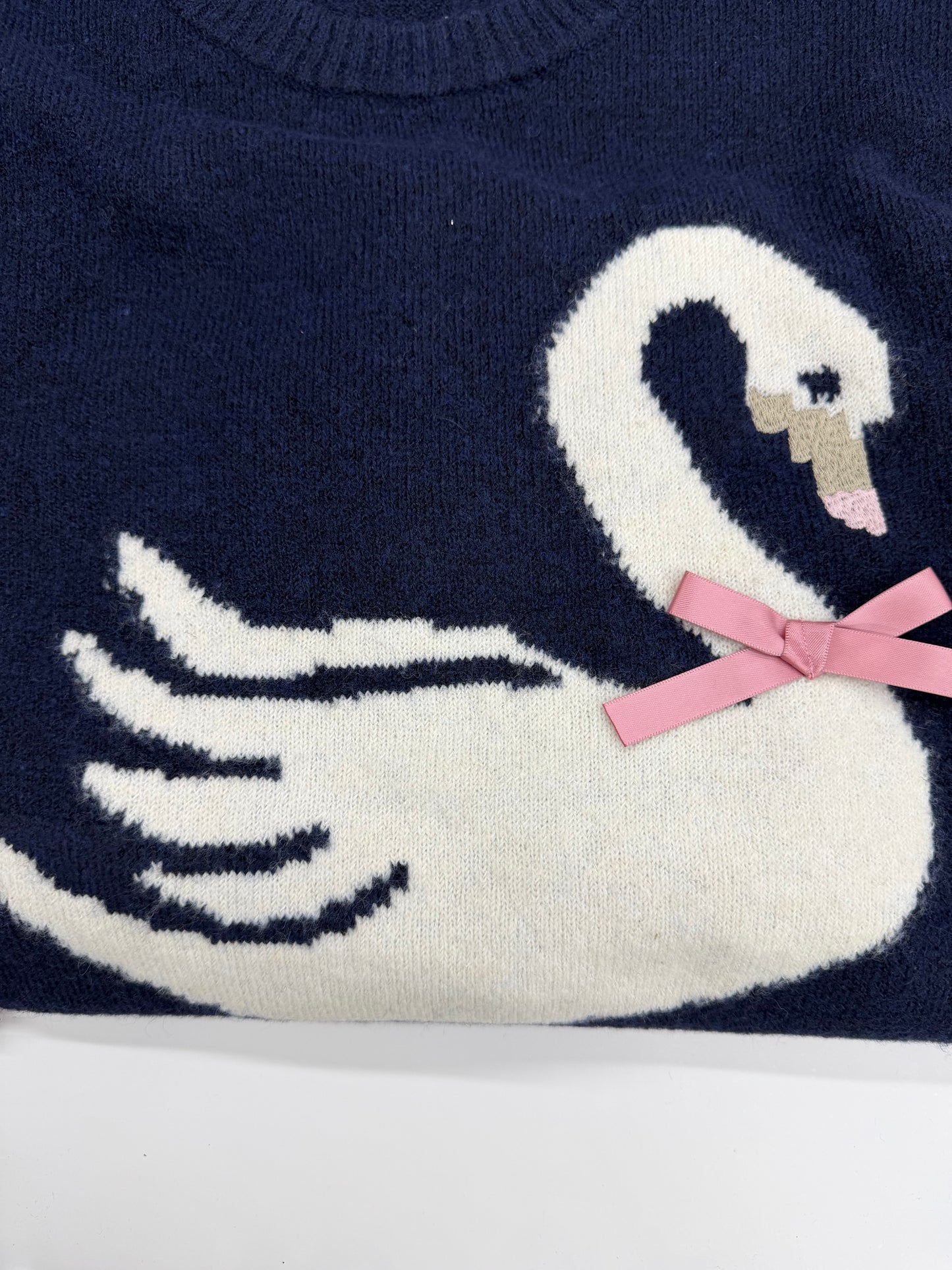 Swan Bow Sweater