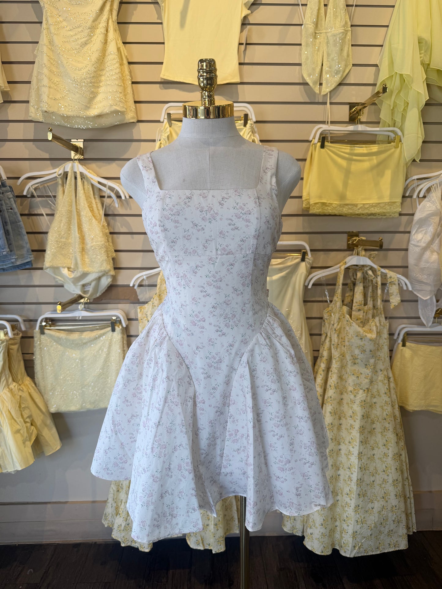 Velvet Petals Dress