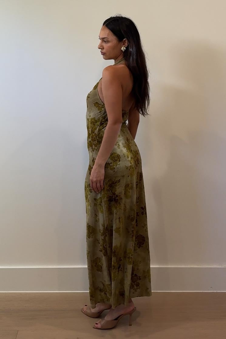 Olive Bloom Dress