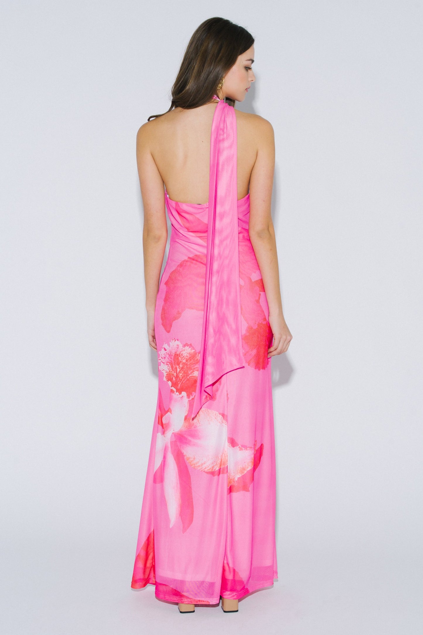 Rosy Summer Dress