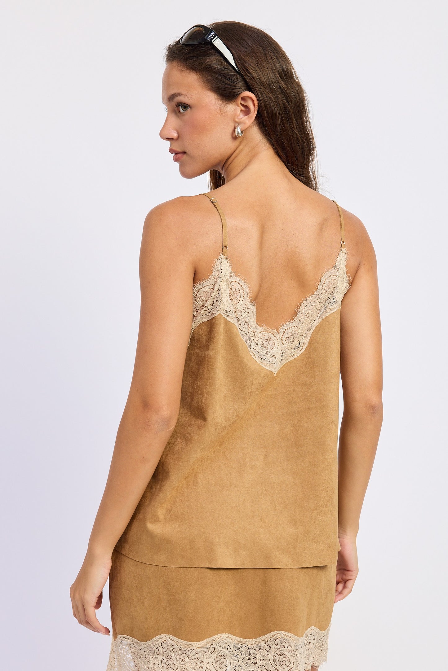The Sienna Suede Top