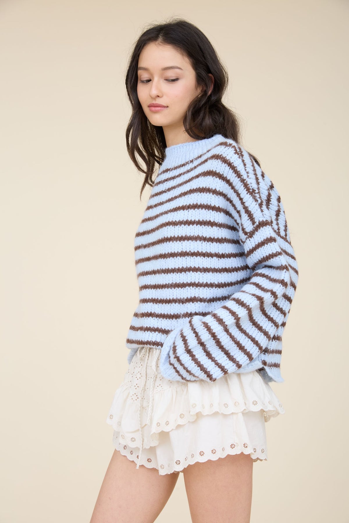 Cinnamon Stripe Sweater