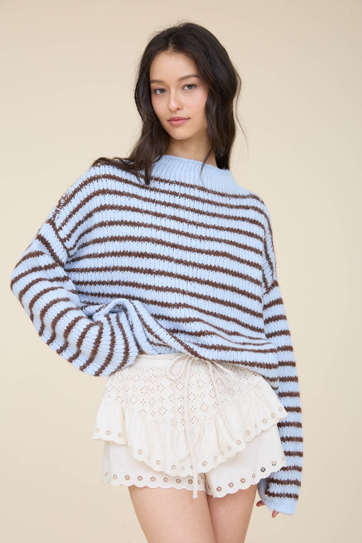 Cinnamon Stripe Sweater