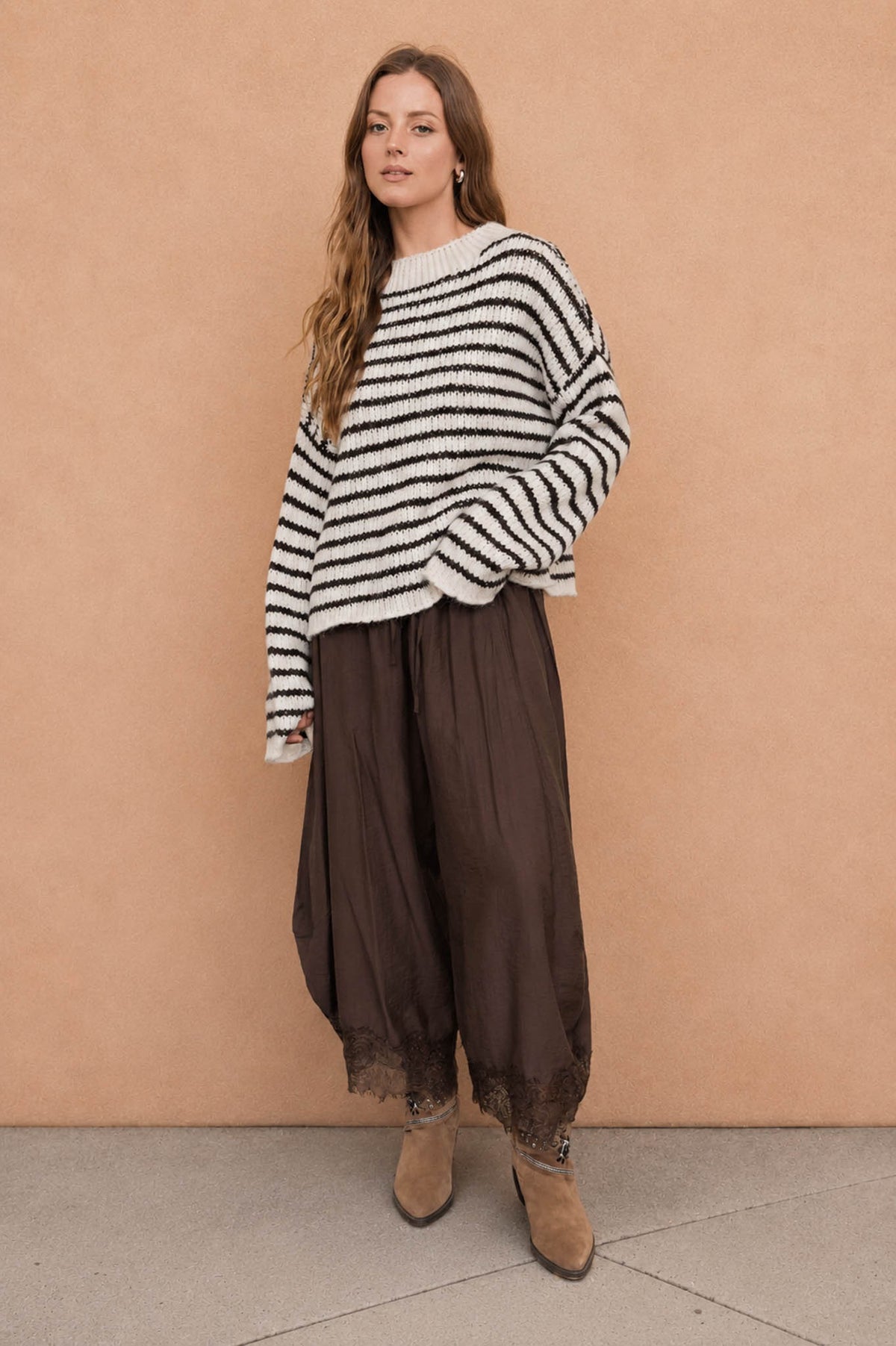 Cinnamon Stripe Sweater