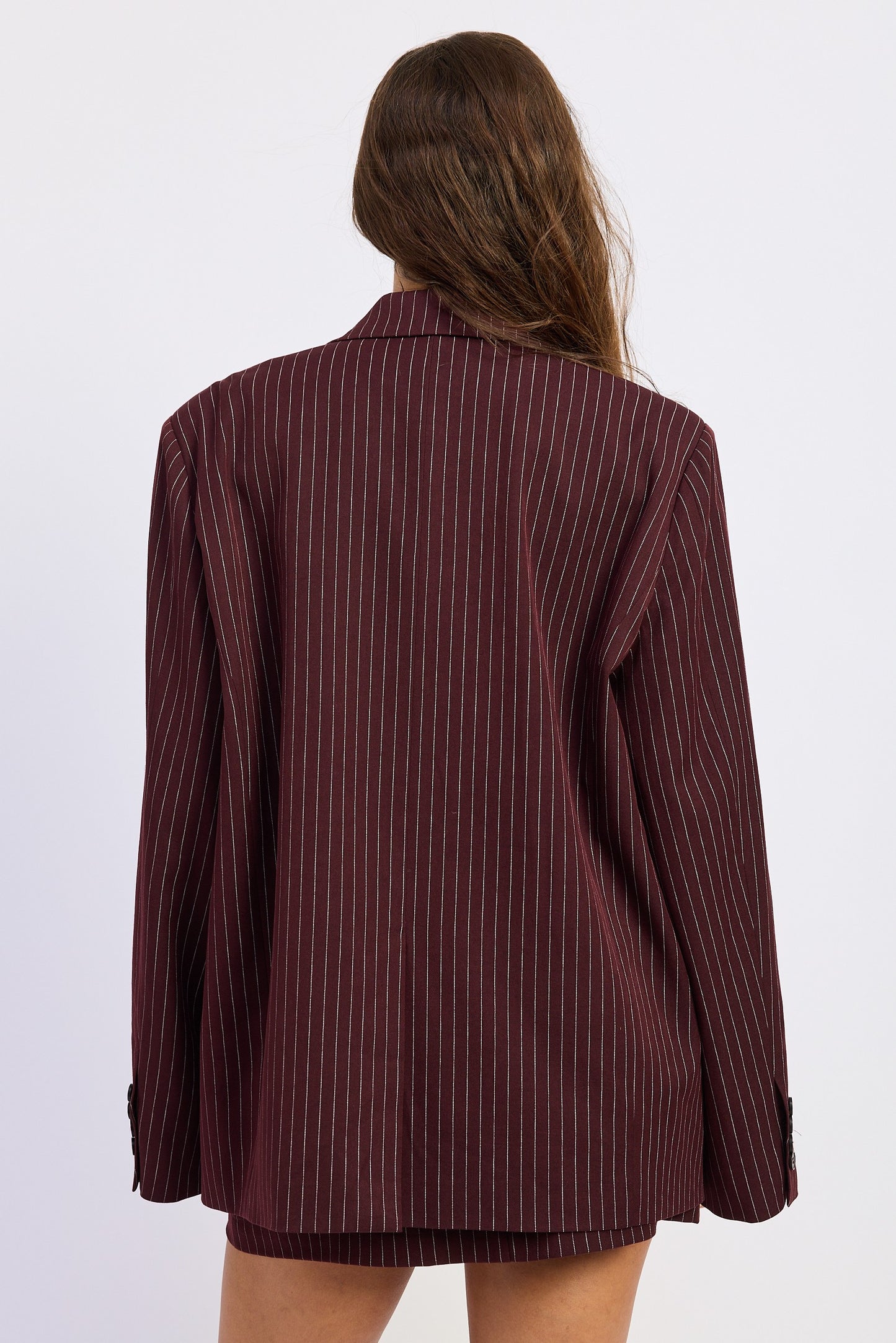 The Burgundy Luxe Blazer