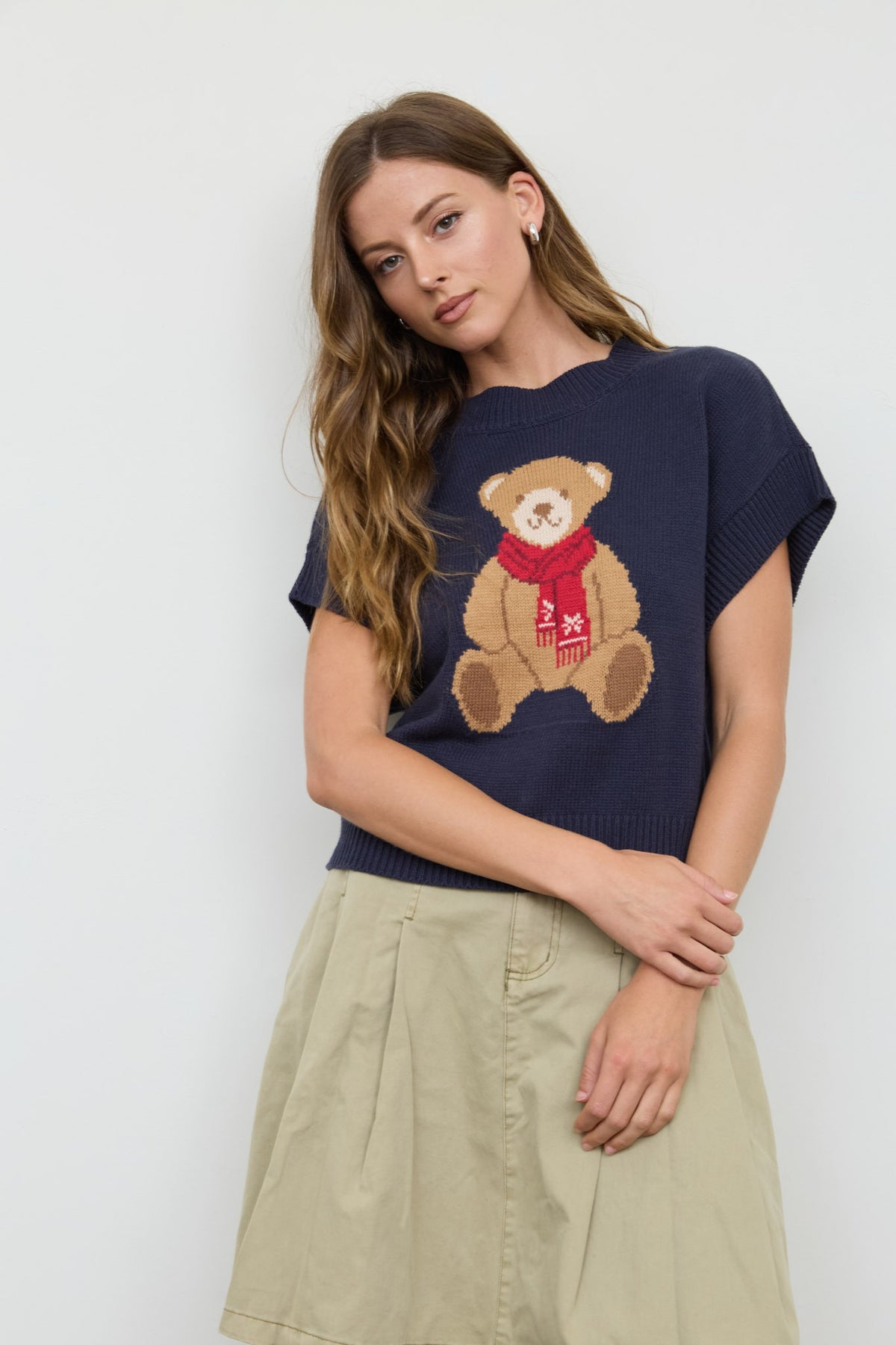Honey Bear Sweater Top