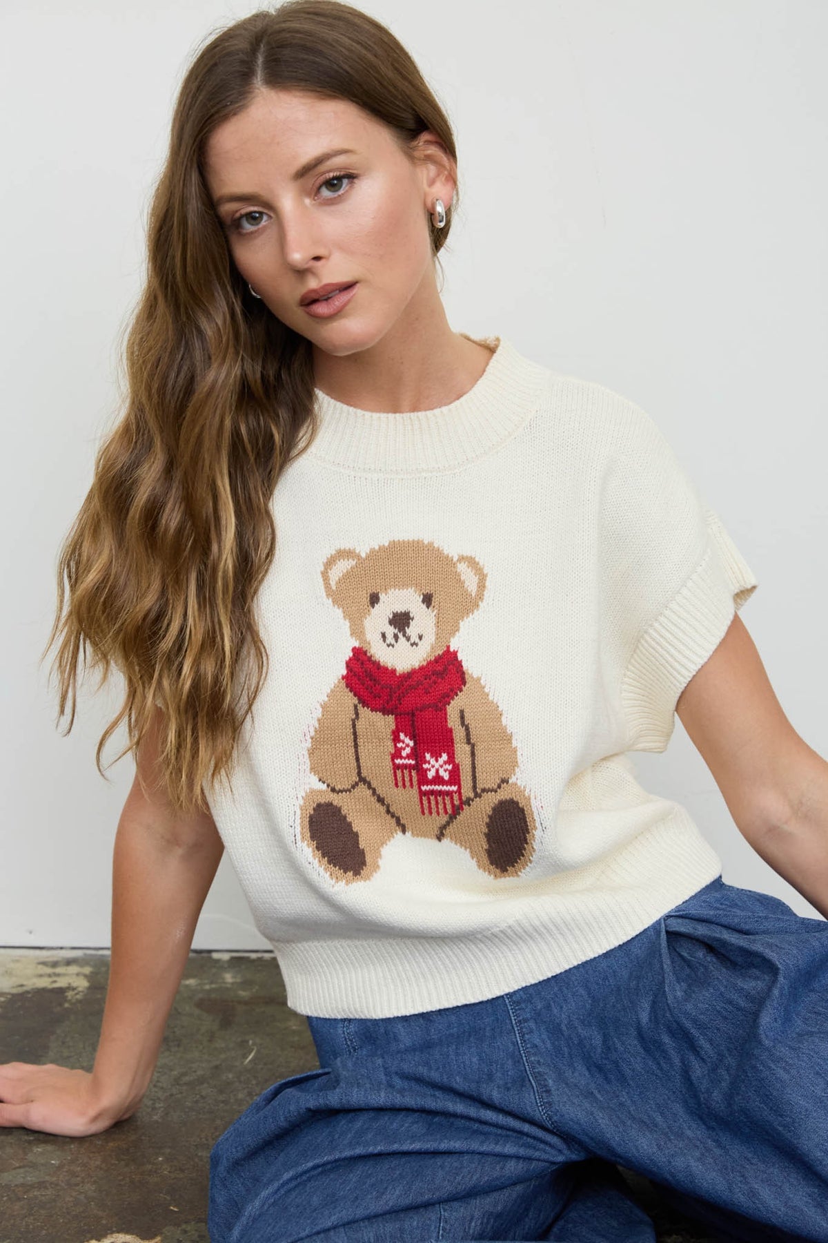 Honey Bear Sweater Top