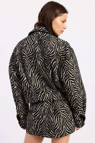 Zebra Noir Jacket
