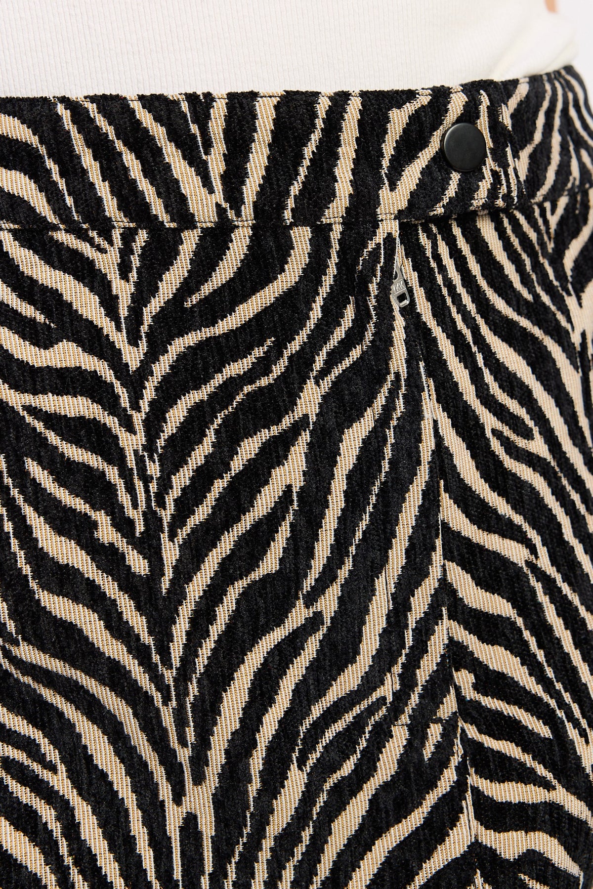 Zebra Noir Skirt