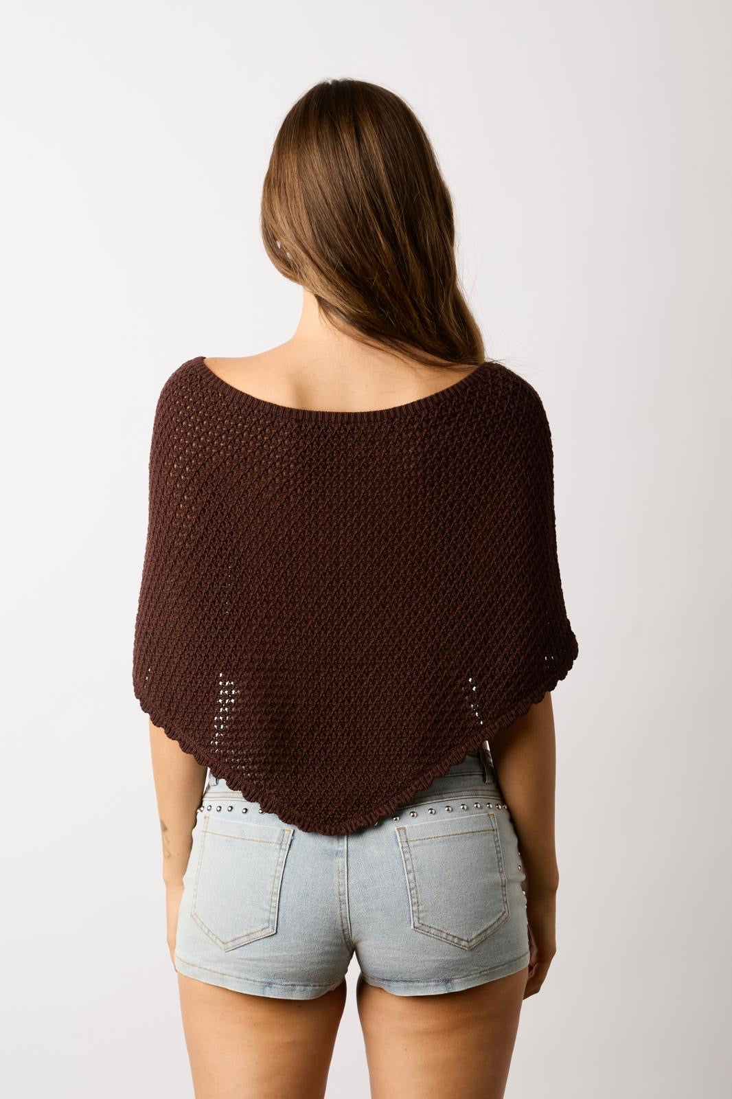 Maple Latte Poncho