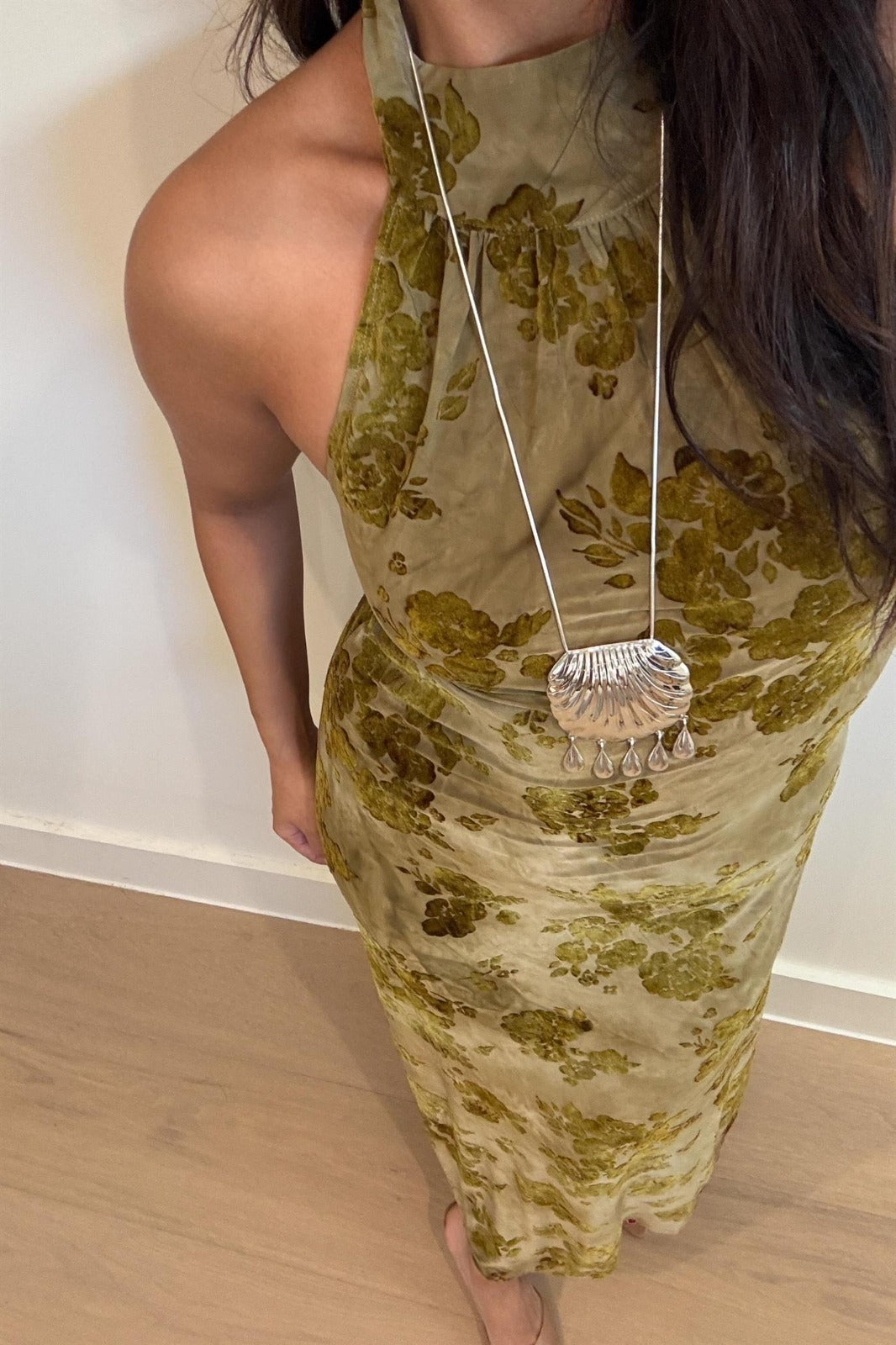Olive Bloom Dress
