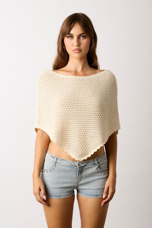 Maple Latte Poncho