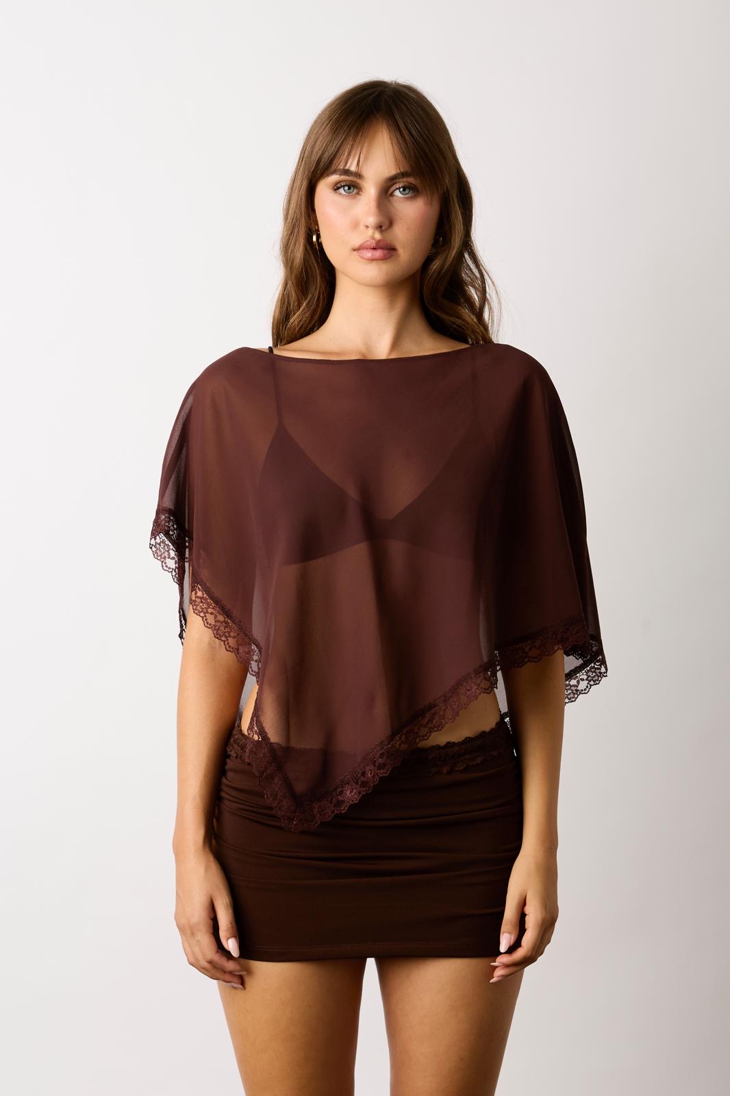 Fall Romance Poncho