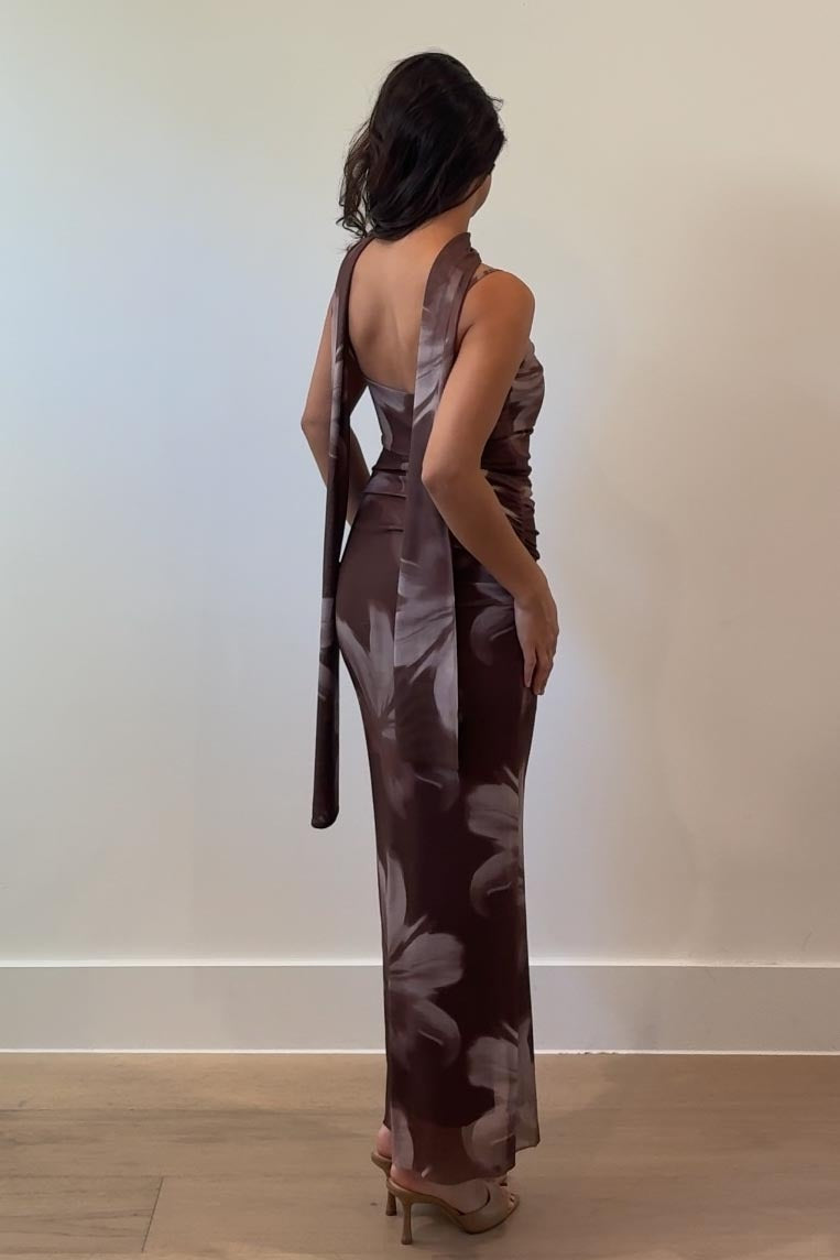Mocha Petal Dress