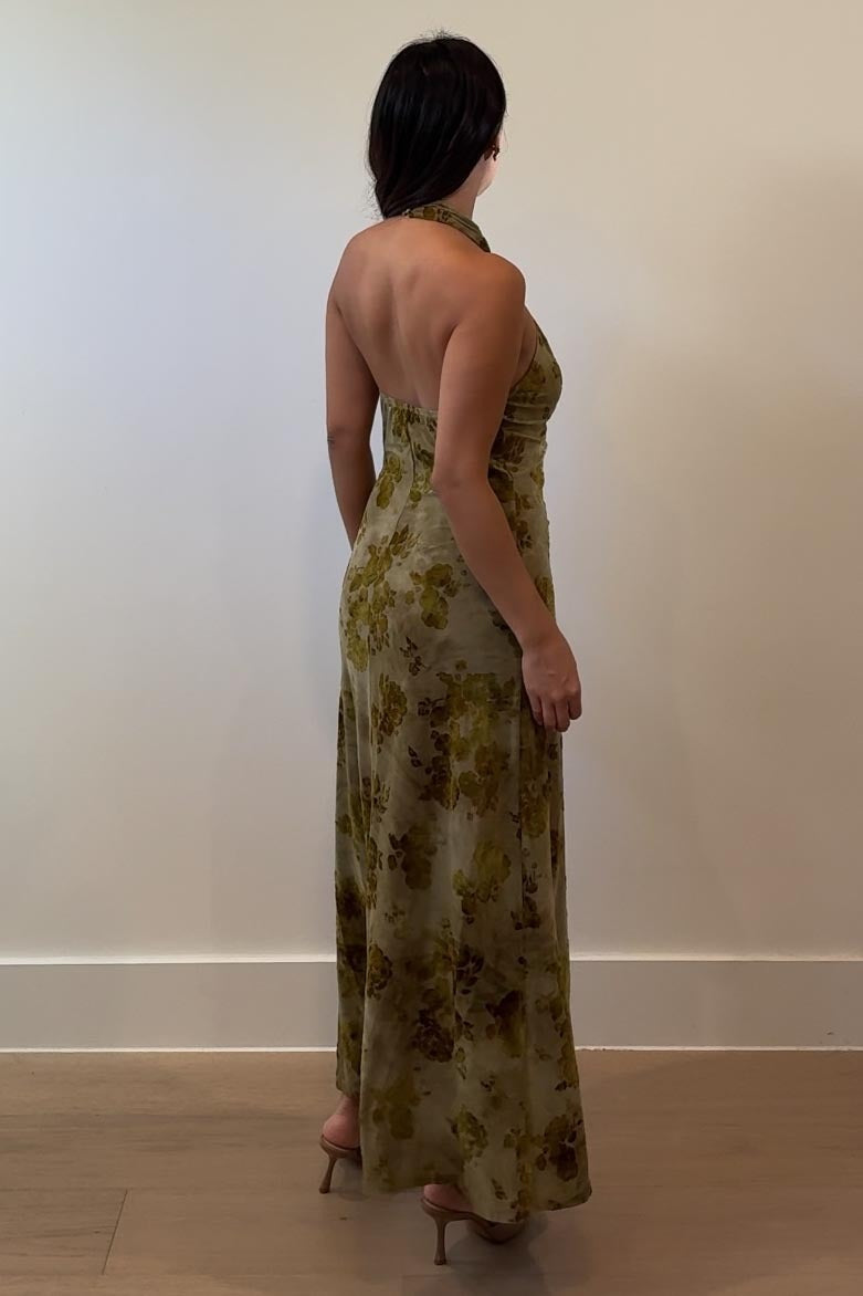 Olive Bloom Dress