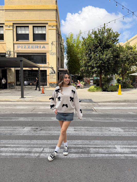 Cozy Bow Sweater