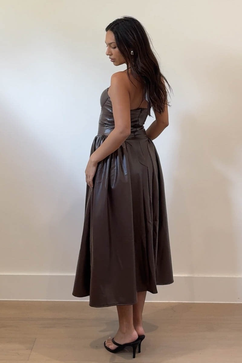 Chestnut Luxe Dress