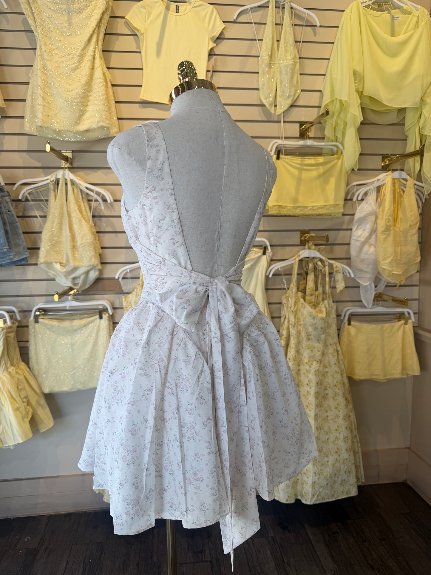 Velvet Petals Dress