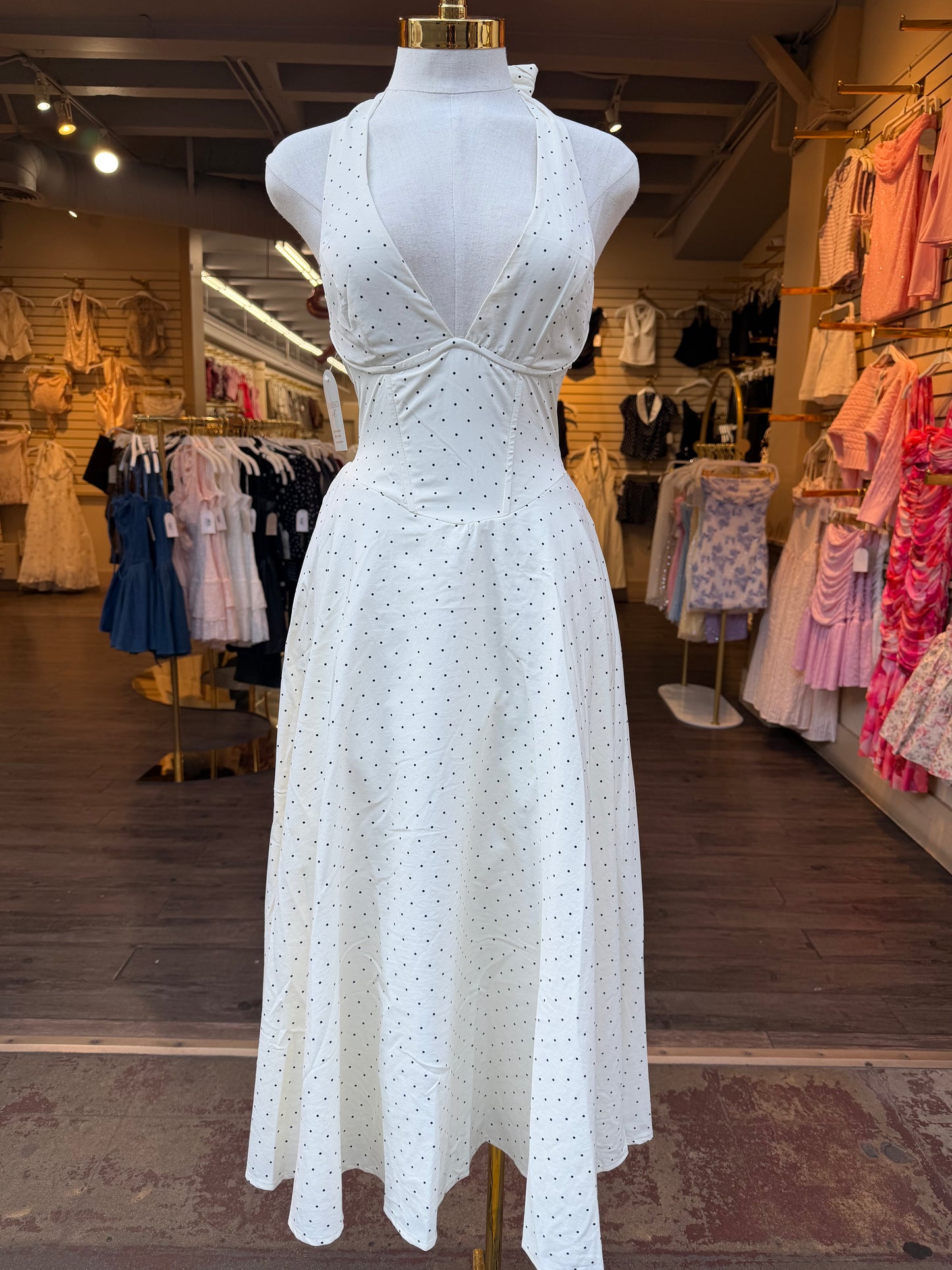 Pretty In Polka Dress